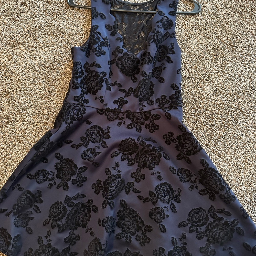 Floral Lace Skater Dress
